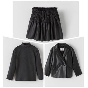 NWT ZARA BUNDLE Skirt/Blazer/Basic top